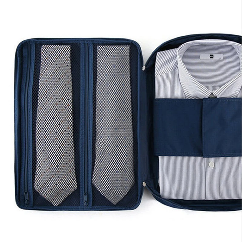 Outdoor Shirt Bag, Business Tie Bag, Multifunctional Storage Bag for Business Trips, Clothing Organizer Handbag