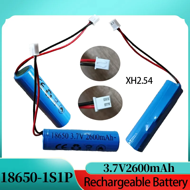 1S1P 18650 بطارية ليثيوم قابلة للشحن 3.7 فولت 2600 مللي أمبير مناسبة لفرشاة الأسنان الكهربائية سمّاعات بلوتوث 3 7 فولت قابلة للشحن #1