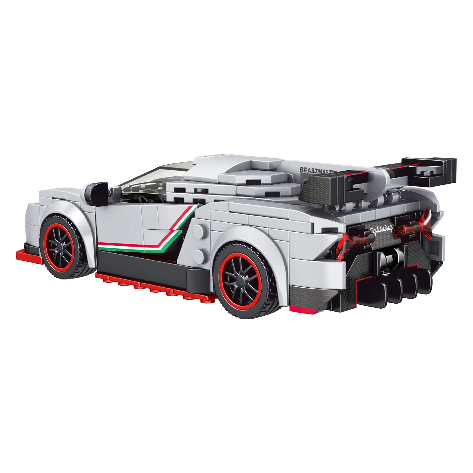 Molde King 27007 398pcs Blocos de construção de veículos de 8 grades Pequenos tijolos modelo DIY brinquedo criativo