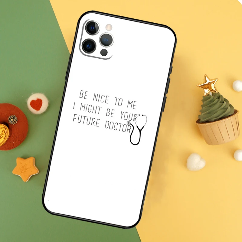 Doctor Nurse Medical Medicine Health Phone Case For iPhone 14 16 15 12 11 13 Pro Max X XR XS Max 7 8 Plus 12 13 Mini Cover Coque