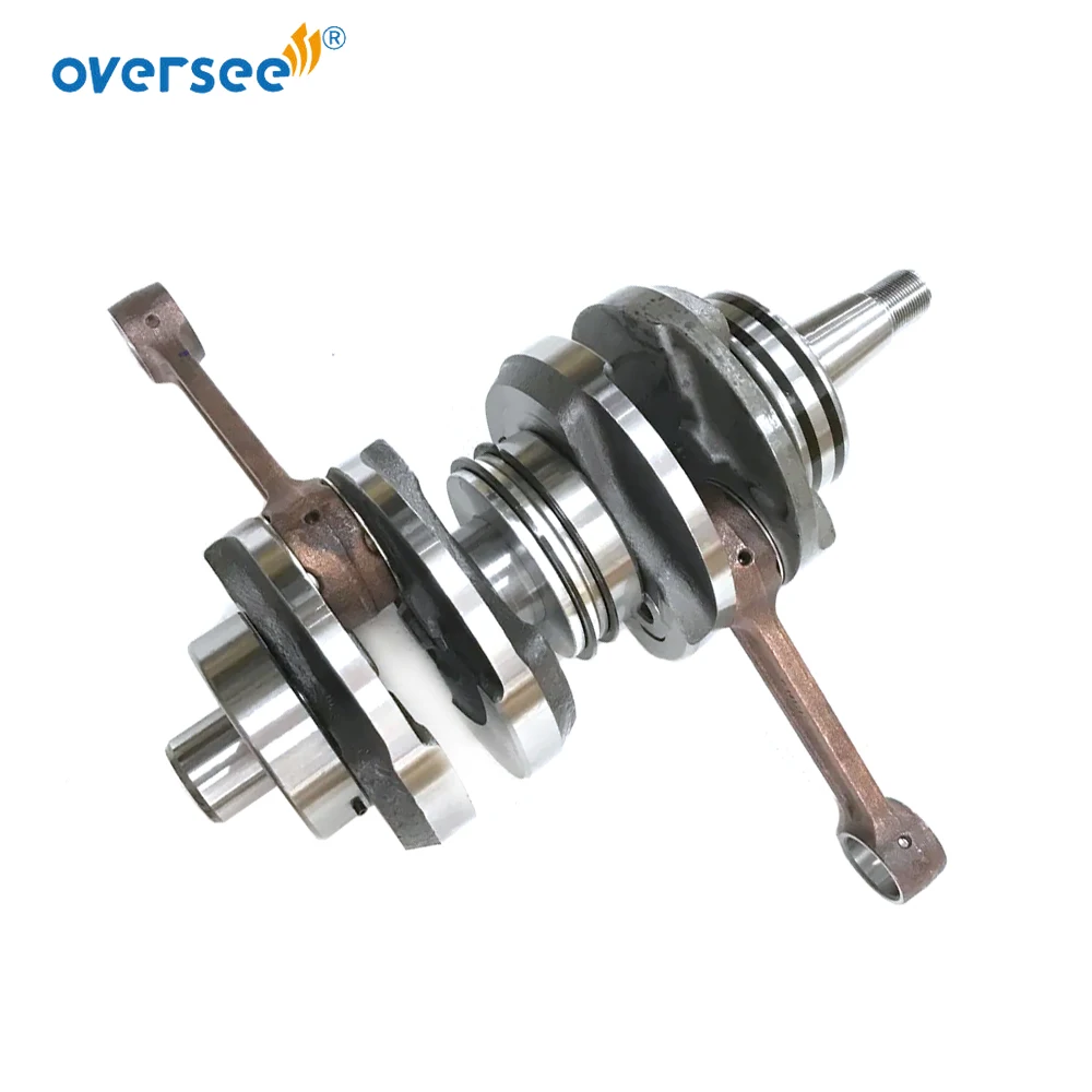 OVERSEE 66T-11400-01 Crankshaft Assy For Yamaha 40HP 40X Outboard Engine 2 Stroke 66T-11400