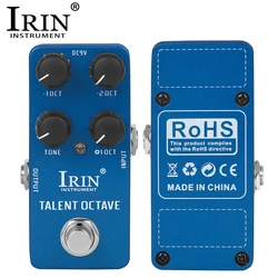 IRIN RS-19 TALENT OCTAVE Pedal 3 Octave Separate Volume Control Electric Guitar Effect Pedal True Bypass Guitar Accessories