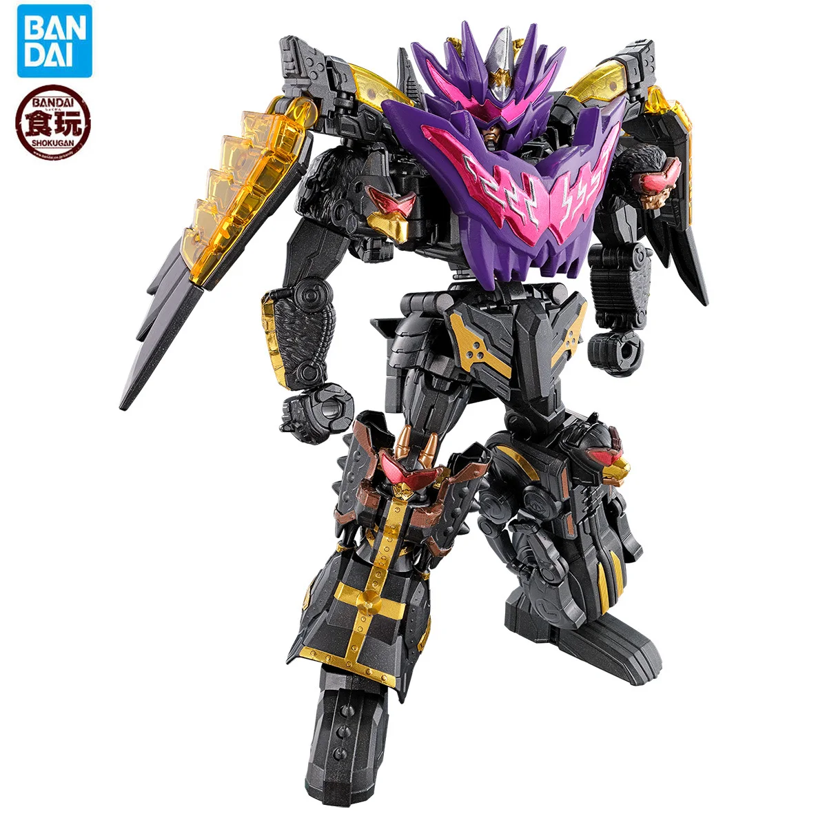 

Bandai MINIPLA Donbrothers Black Onitaijin Murasame Model Kit Set (W/O Ramune) Action Figures toys