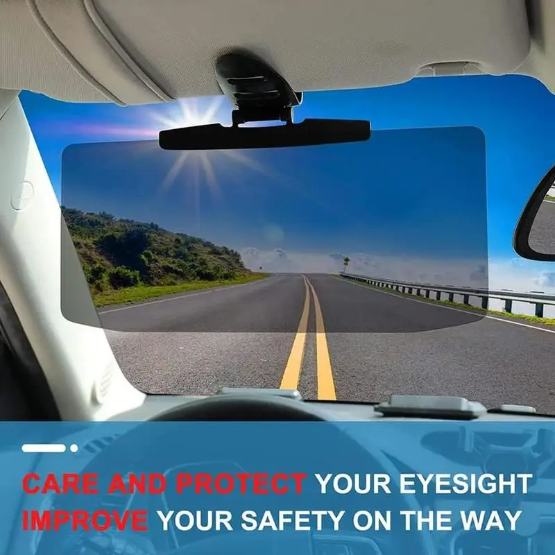 Automotive Sun Protection Visors Anti-Glare Sun Protection Visors Glass Sunshade Heat Resistant Windshield Visor Enhanced