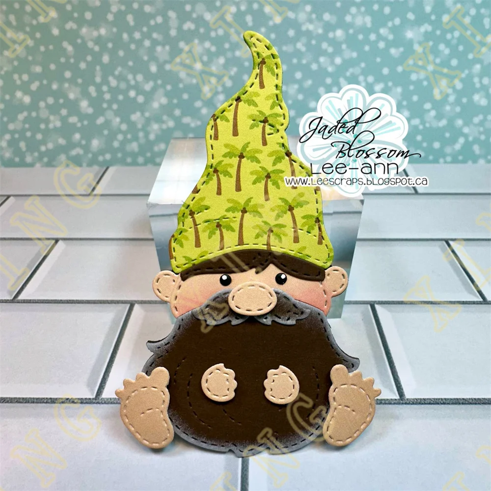 Gnome Dies: Gnome Face Add Ons Metal Cutting Die Scrapbook Embossed Paper Card Album Craft Template Cut Die Stencils New