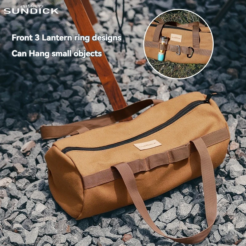 Outdoor Picnic Carrying Case Camping Bag Cutlery Pouch Larg Capacity Tableware Handbag Portable for Travel Supplies