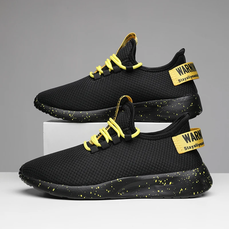

Men's Non-Slip Casual Sneakers Breathable Outdoor Jogging Training Hiking Sports Running Outdoor Women Weave Knit Lace Up Shoes