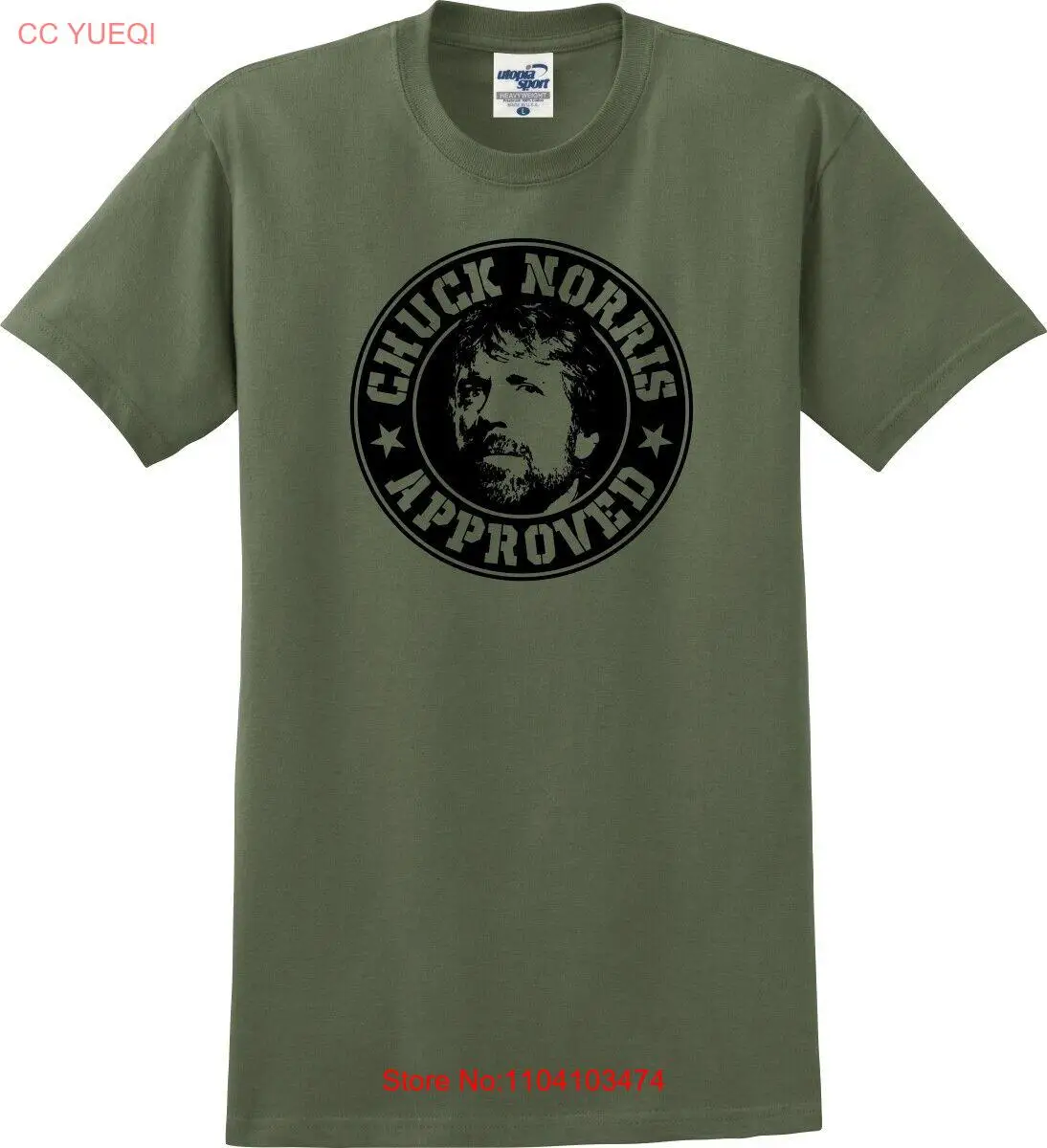 

Chuck Norris Approved Funny Unisex T-Shirt (S-5X)