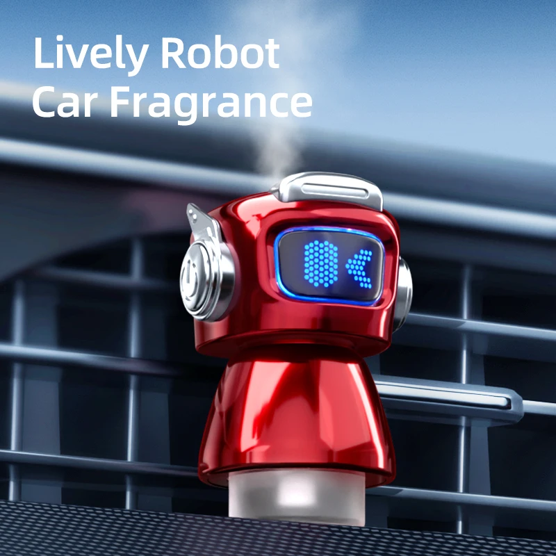 

Car Air Fresheners AI Robot Car Fragrance Aromatherapy Automatic Spray Perfume Diffuser Powerful Formula Convenient Spray