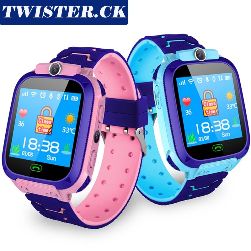 

New Child Smart Watch Q12B Network Kids Smartwatch Boys Girls Dial Call SOS LBS Photo Camera Math Game ForAndroid IOS Setracker