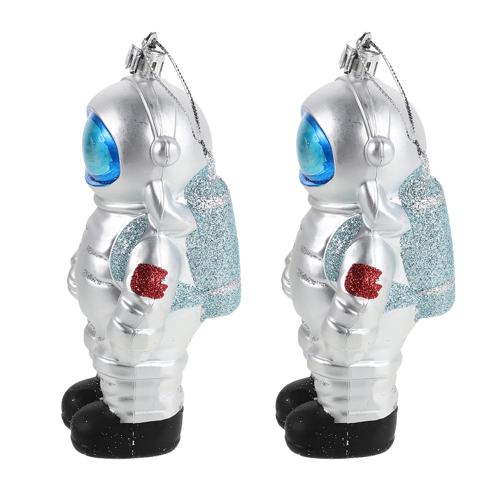 

2pcs Cartoon Astronaut Hanging Decor For Christmas Themed Party Favor Birthday Classroom Pendant Spaceman Statue Xmas