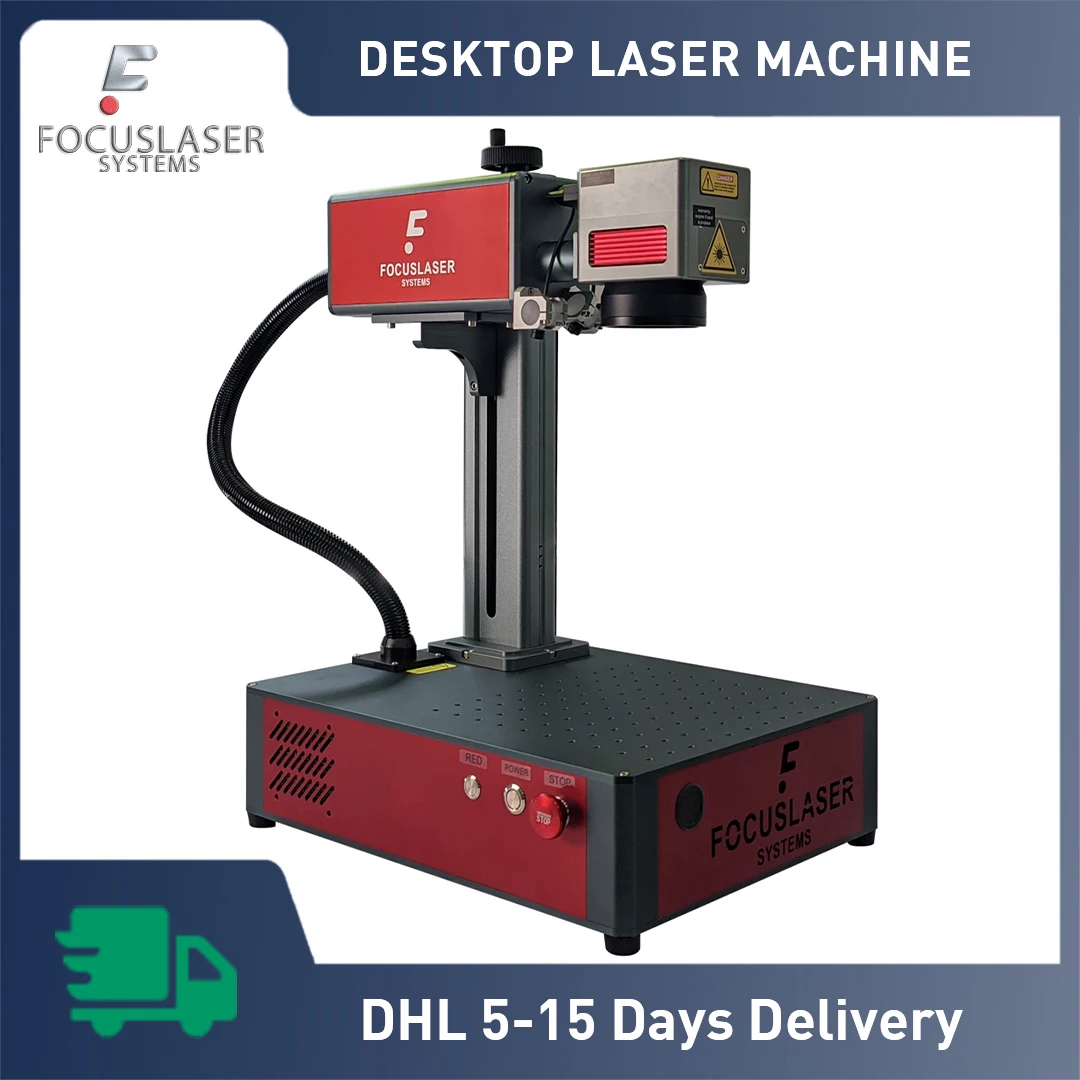 30W Raycus Fiber Laser Marking Machine For Engraving Metal Stainless Steel Marking Vacuum Cup Cutting Gold Ring Jewellery