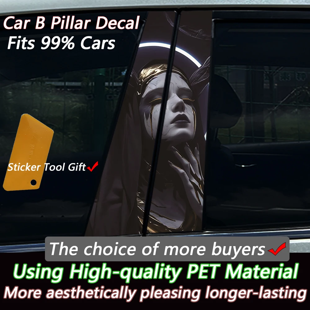 2Pcs Halo Nun Car C…