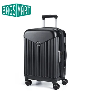 BAGSMART 20 Inch Hardside Suitcase Airline Approved Carry On Luggage With Spinner Wheels And TSA Lock Lightweight PC For Travel