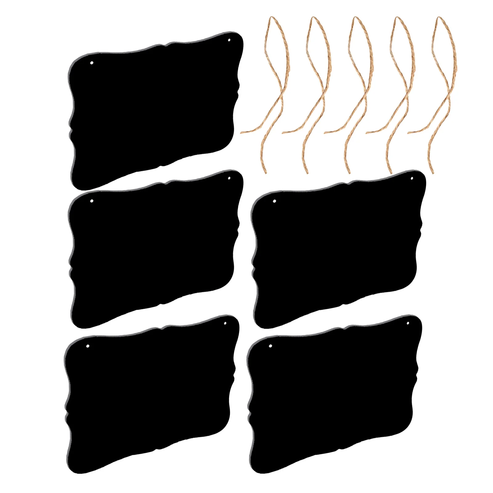 5 قطع سبورة للملاحظات، علامة مزدوجة الجوانب، قائمة الأعمال، كتابة السبورة الخشبية #1