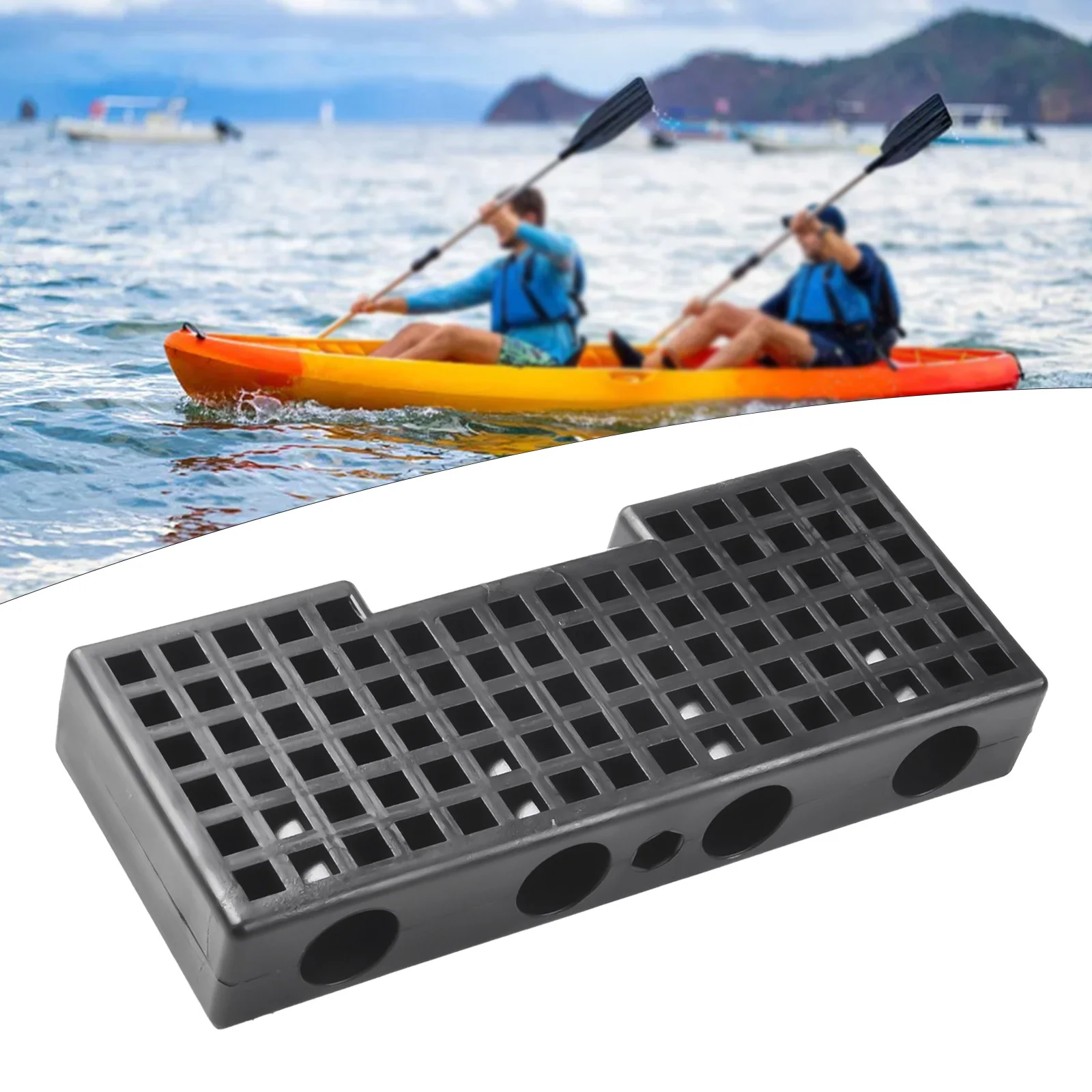 Kayak Trolling Motor Assembly Block Board Mount Bracket Canoe Boat Engine Mounting Reinforced Nylon Motor Block Plate For Boat