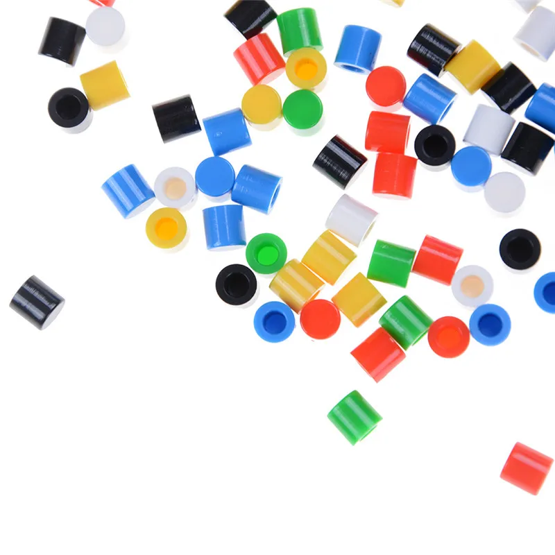20Pcs/lot Plastic Cap Hat For 6*6mm Tactile Push Button Switch Lid Cover Electronic Components A56 Button Cap