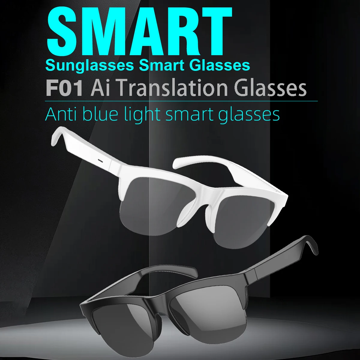 

New AI smart glasses, wireless Bluetooth sunglasses, open headphones - instant multilingual communication, music, and calls | Sp