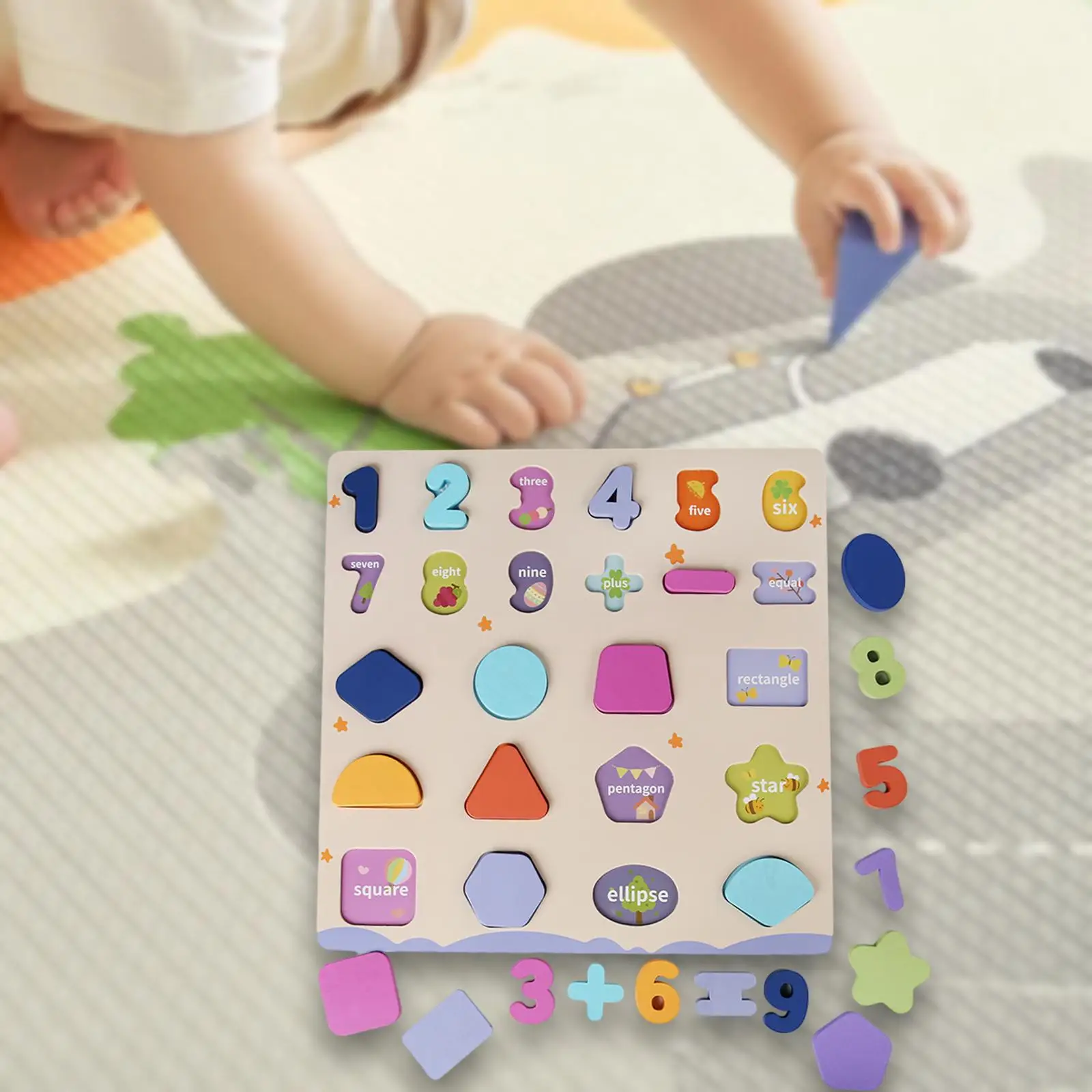 1-9-数字パズル-幼児向け学習パズル-子供、幼児、女の子、男の子向け