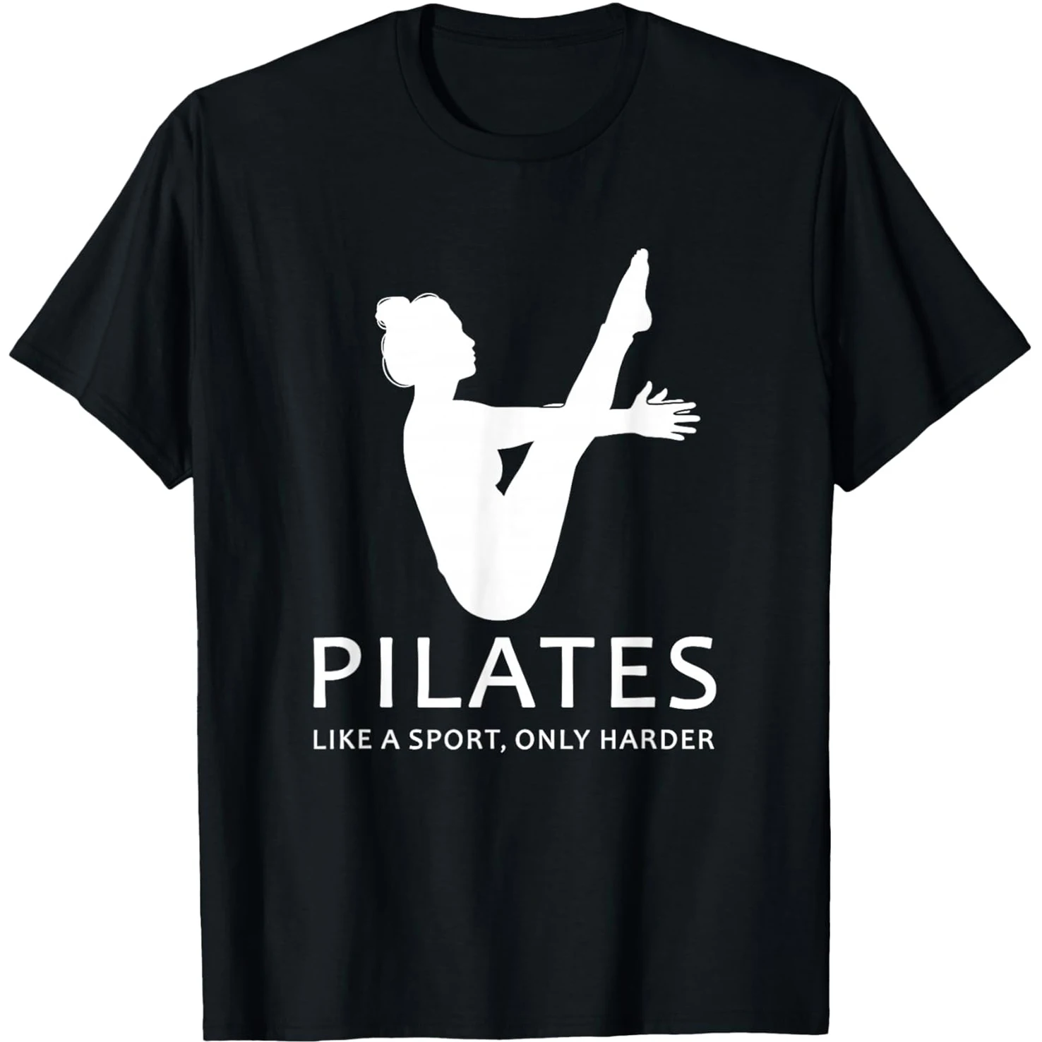 Lustige Coole 'I Can't I Have Pilates' T-Shirts für Männer und Frauen Reine Baumwolle Humor Streetwear T-Shirt Kurzarm Unisex Loose-Fit Kleidung – Detail 2