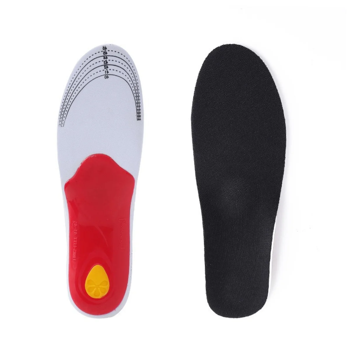 1 Pair Orthotic Arch Support Insoles Flat Feet Pain Relief Shock Absorption Cushion Orthopedic Shoe Inserts Comfortable