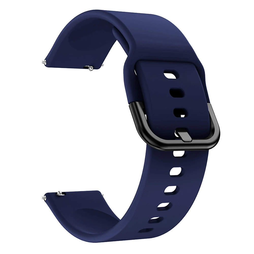 22 مللي متر سيليكون حزام ل Xiaomi S4 Sport/S3 Mi ساعة/اللون 2 S2 46 مللي متر/42 مللي متر S1 نشط/S1 برو سوار ل Huami AMAZFIT BIP 6 العصابات