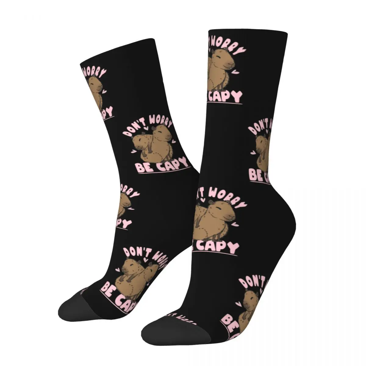 

Happy Funny Male Men Socks Harajuku Cute Panama Capybara Sock Polyester Sport Women Socks Spring Summer Autumn Winter