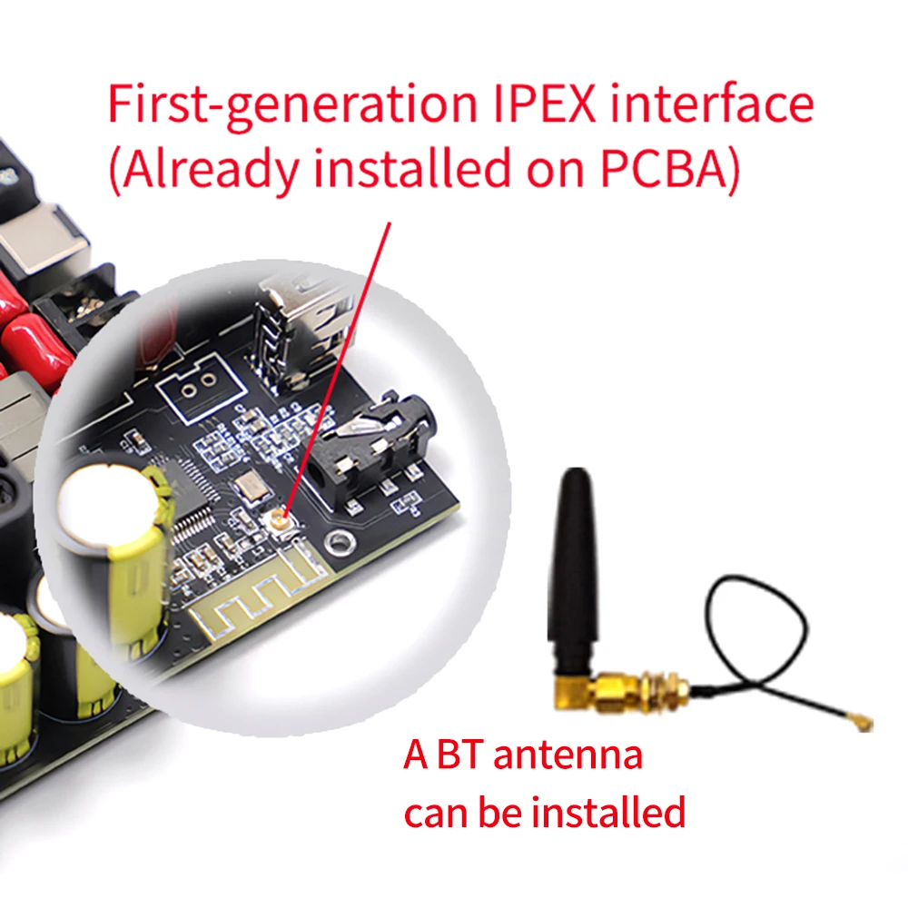 XY-T220H DC 12-36V/8A 220Wx2 Audiophile Bluetooth TPA3251 Audio Amplifier Board Module High Bass Adjustment Dual Channel Stereo