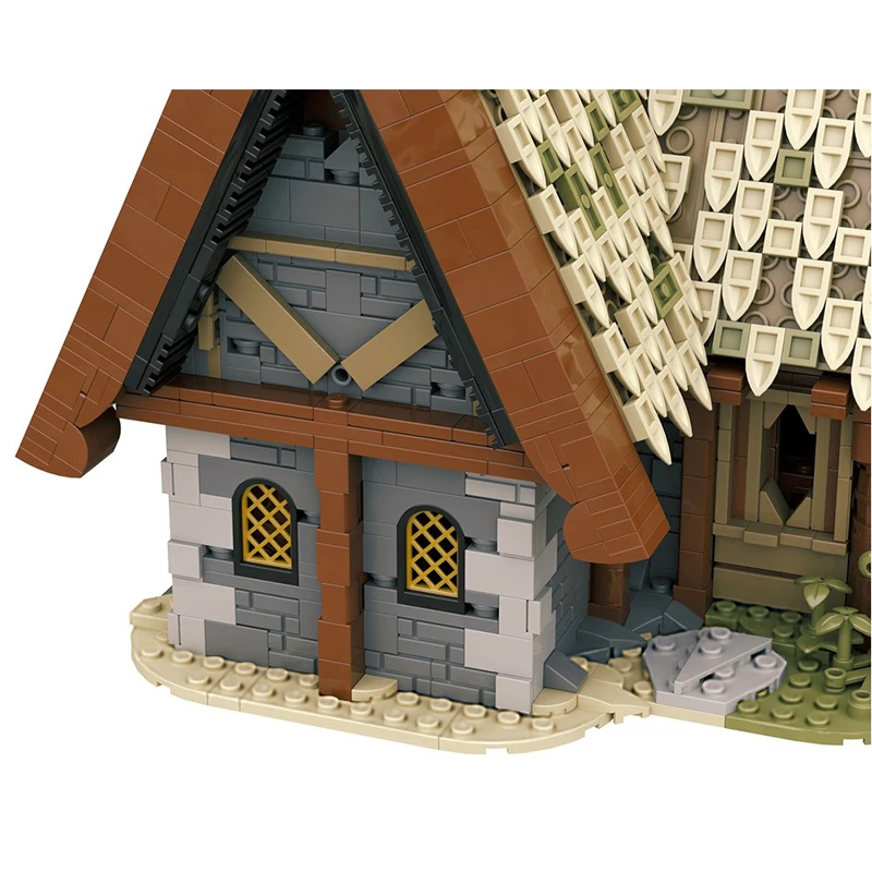 2772-teiliges Konstruktionsset Whiterun Breezehome Haus MOC Anpassbares Modulares Baustein-Design-Modell DIY Urlaubsspielzeug Geschenke