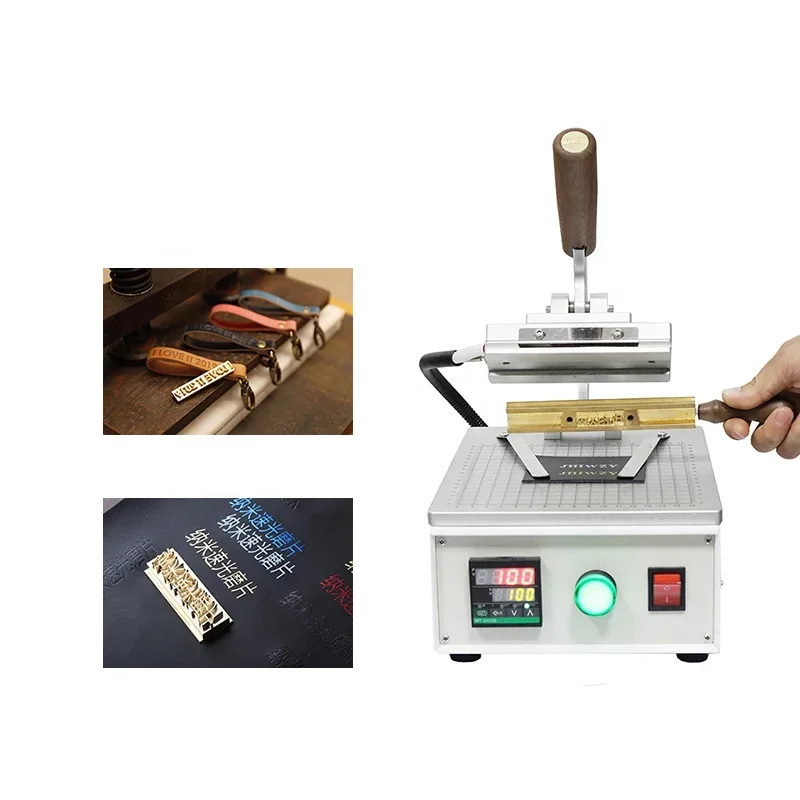 Dual Use Hot Foil Stamping Machine Manual Bronzing Machine Pvc Card Leather Pencil Paper Press Embossing Machine