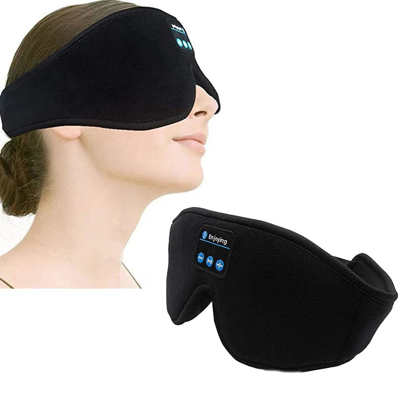 Wireless Bluetooth Sleep Goggles Headset Music Shading Sleep Memory Foam Sponge 3d Three-dimensional Goggles Home