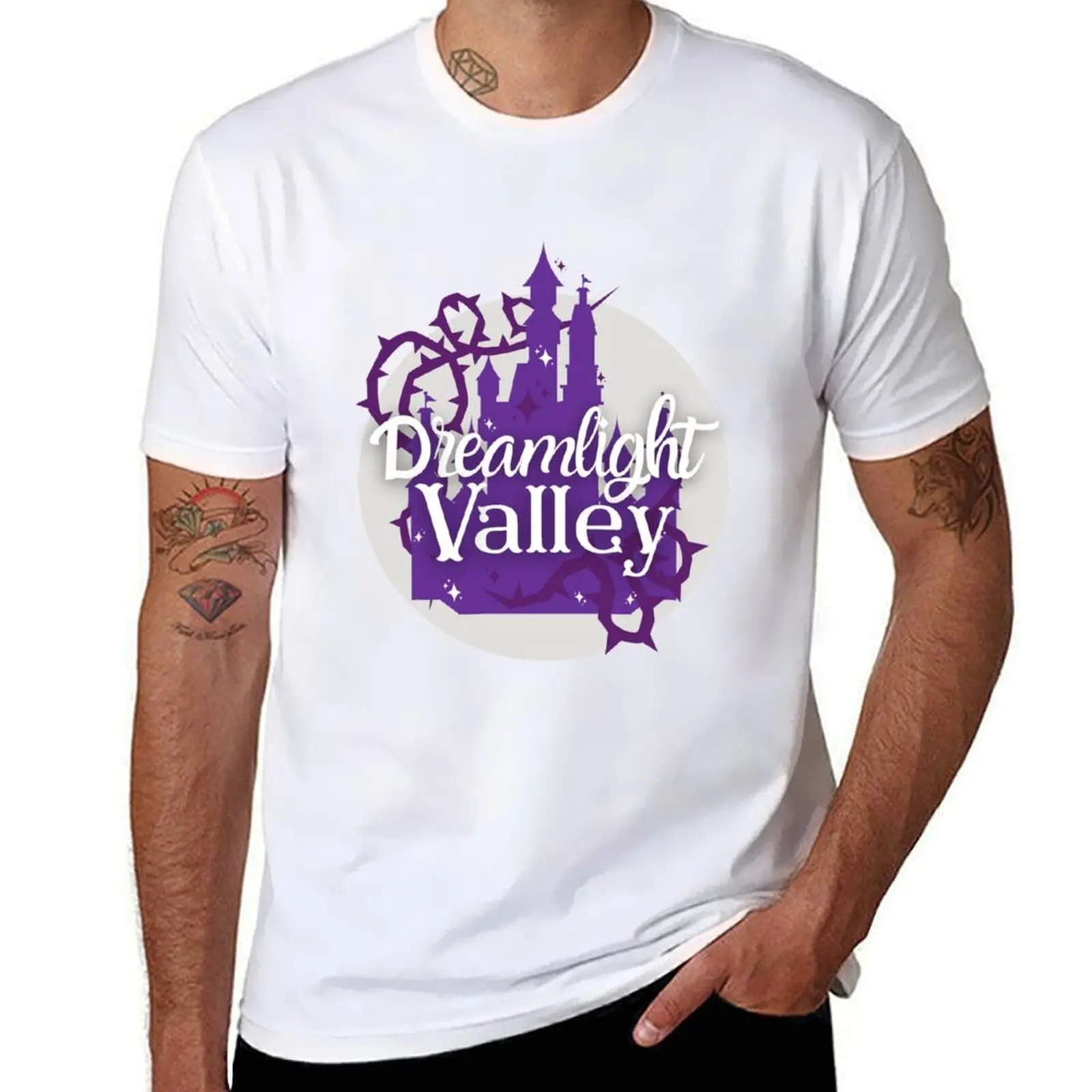 

Dreamlight Castle T-Shirt plain football t shirt mens clothing