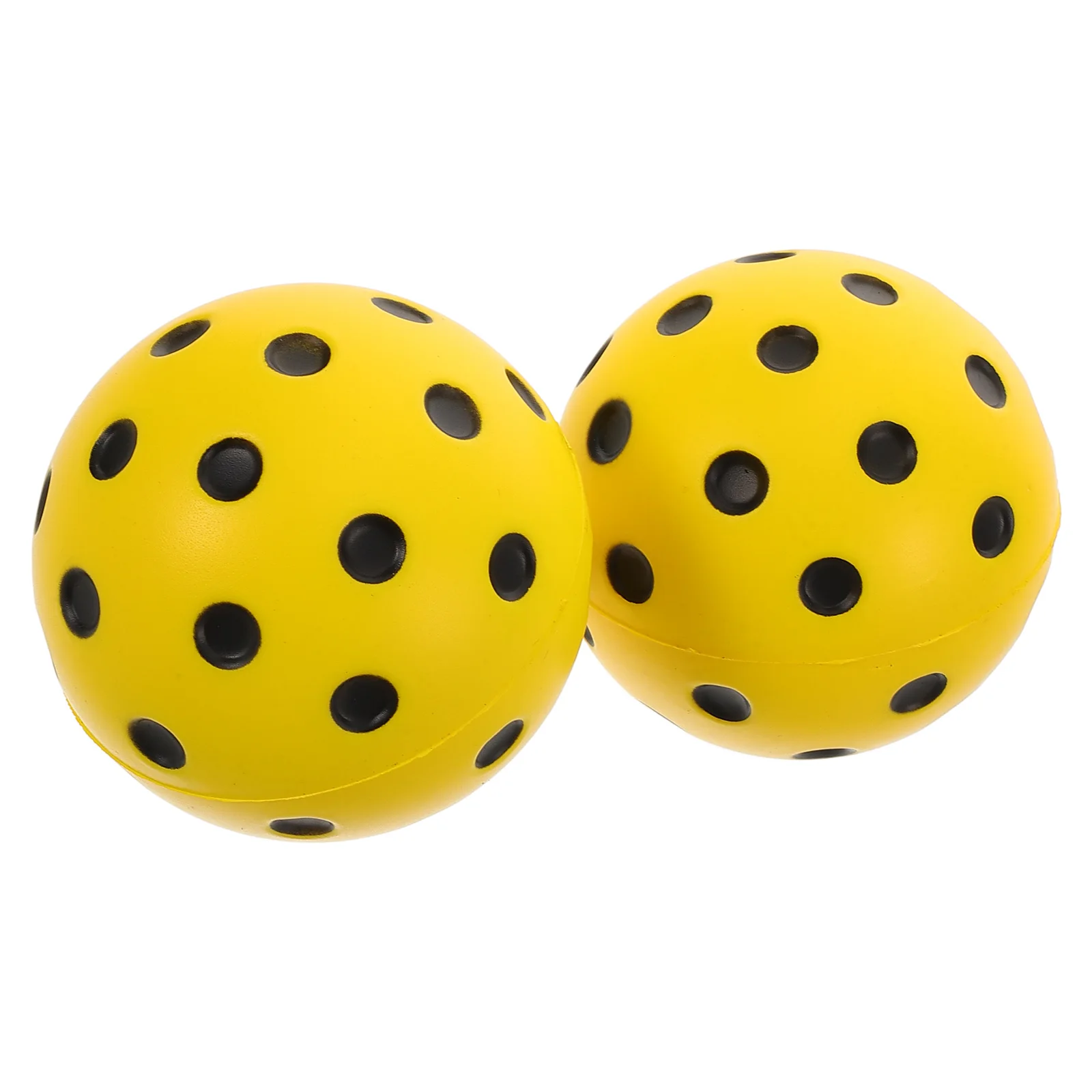 2 stücke Geräuscharm Pickleball Bälle Weiche Pu Schaum Indoor Outdoor Training Sport Stille Leichte Mini Pickleball Für Schulen