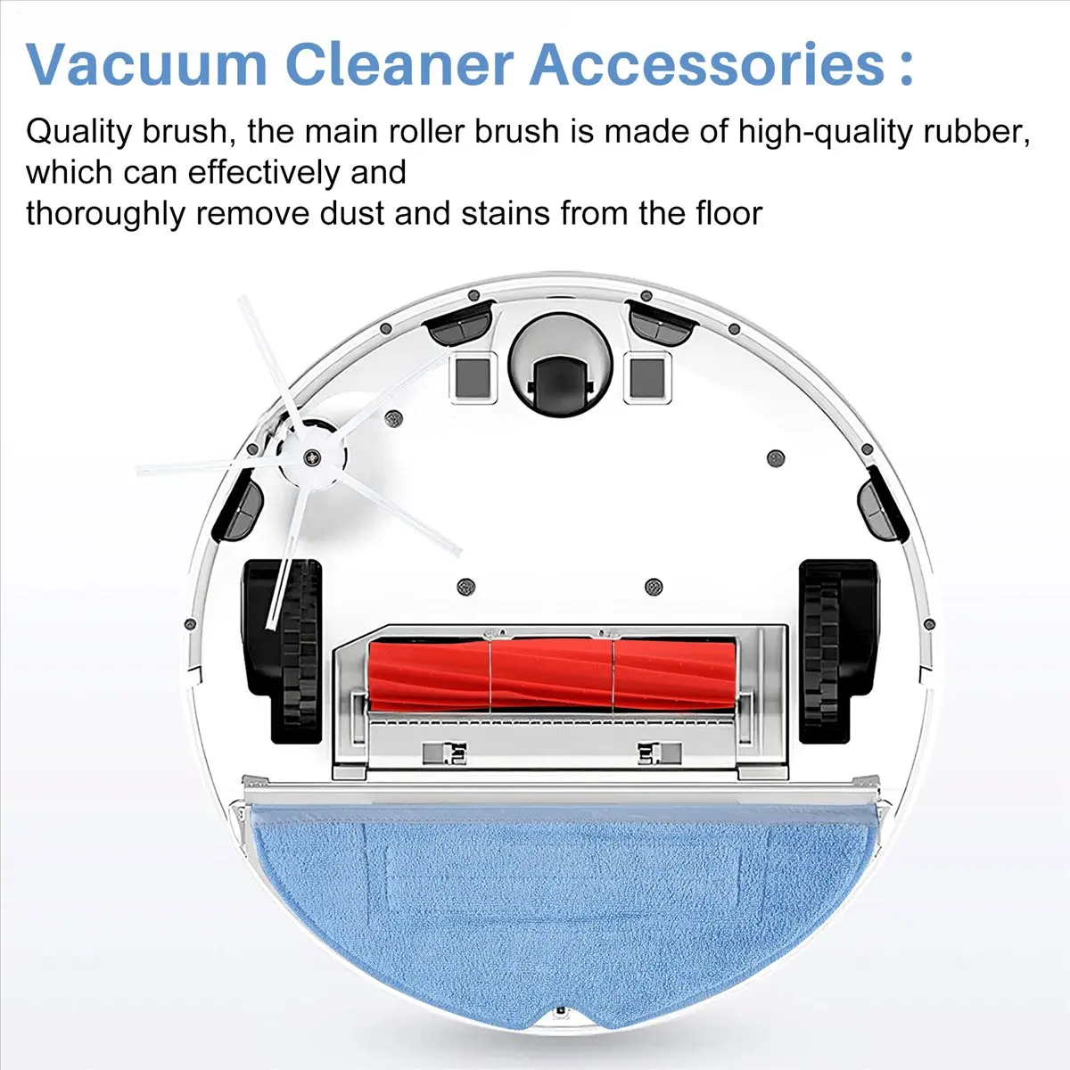 ABUB Accessories Kit for Roborock S7 S7 Plus T7S T7S Plus Robot Vacuum Cleaner with Main Side Brush Mop Pads Hepa Filters