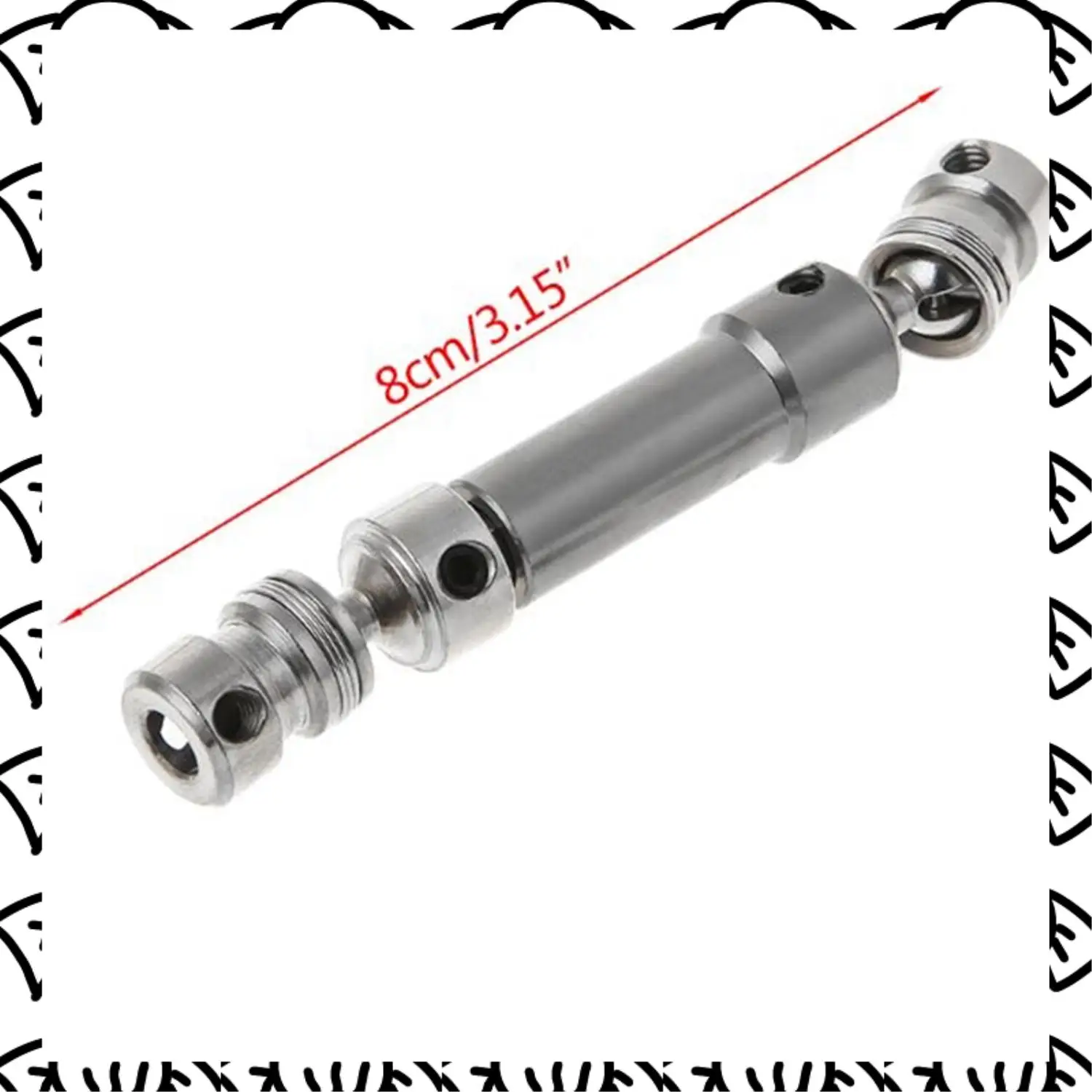 

A71Z 2Pcs Metal Rear Center Drive Shaft CVD Transmission Shaft For 1:12 Wltoys 12428 12423 RC Car Short Course Desert Buggy Off-