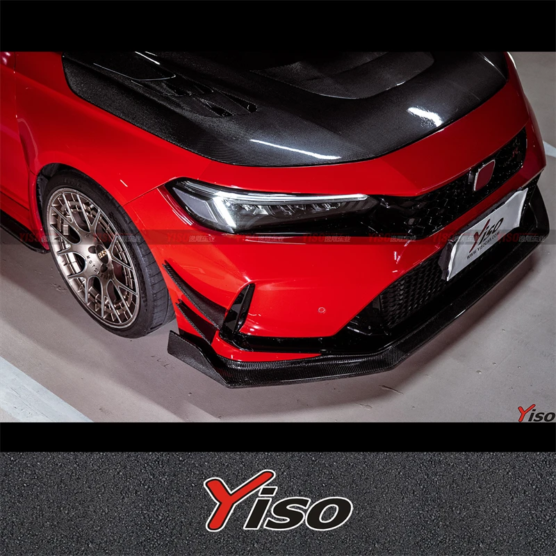 مناسبة لـ TypeR FL5 مجموعة هوائية معدلة من ألياف الكربون TypeR FL5 APR شفة أمامية من ألياف الكربون