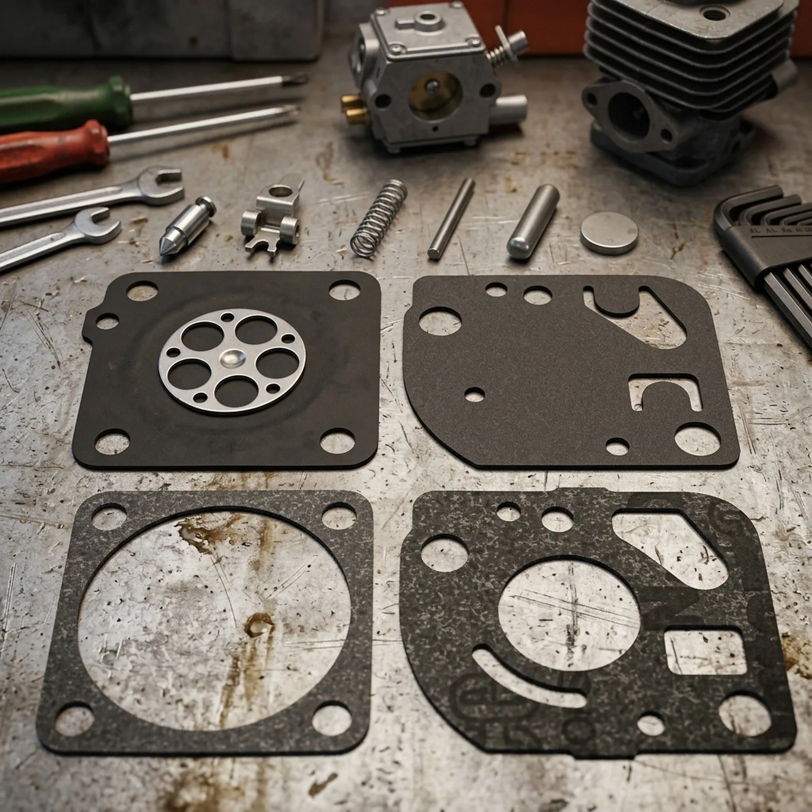 UT-20042 -A UT-20043-A Mounting Gaskets 25cc Reach for carb Carburetor FULL ForTITAN Kit for ruixing Kit New UT-20042