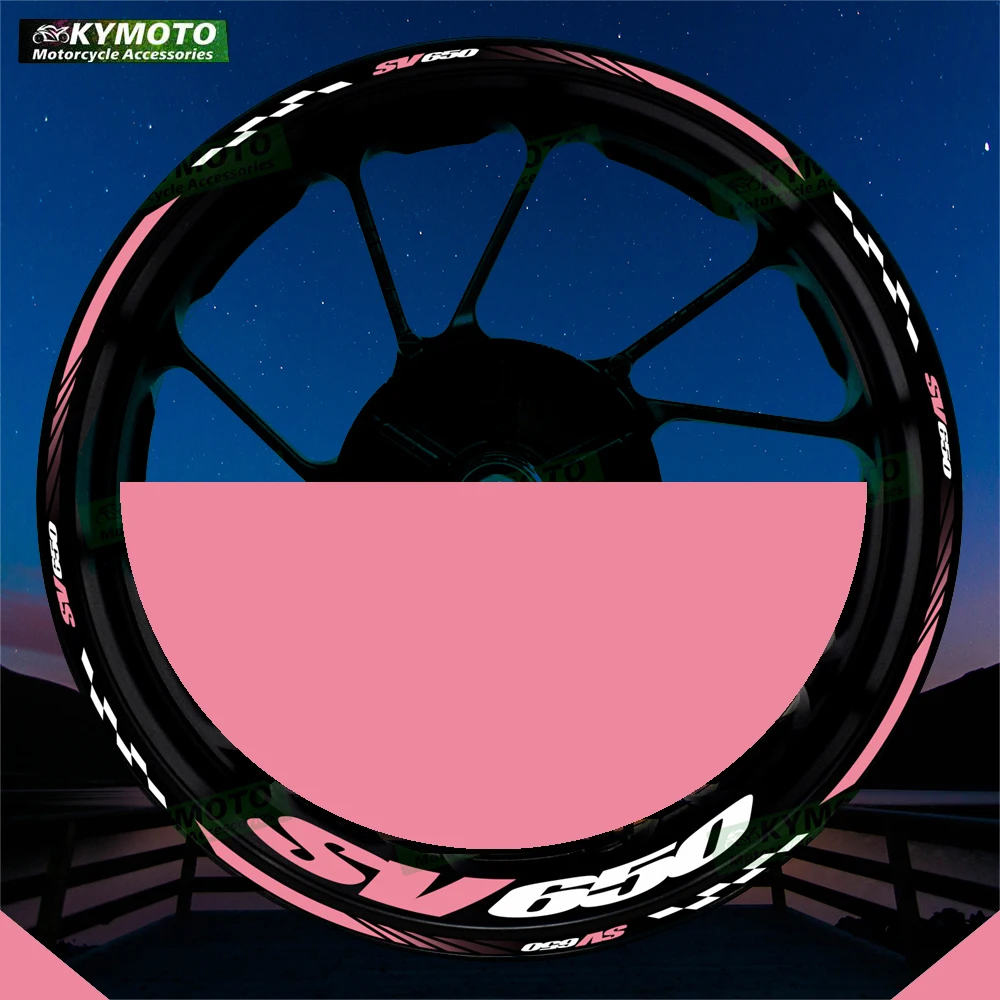 

Для SV650 SV 650 аксессуары для мотоциклов 17 дюймов наклейки на передние и задние колеса обтекатель колеса светоотражающие наклейки украшения