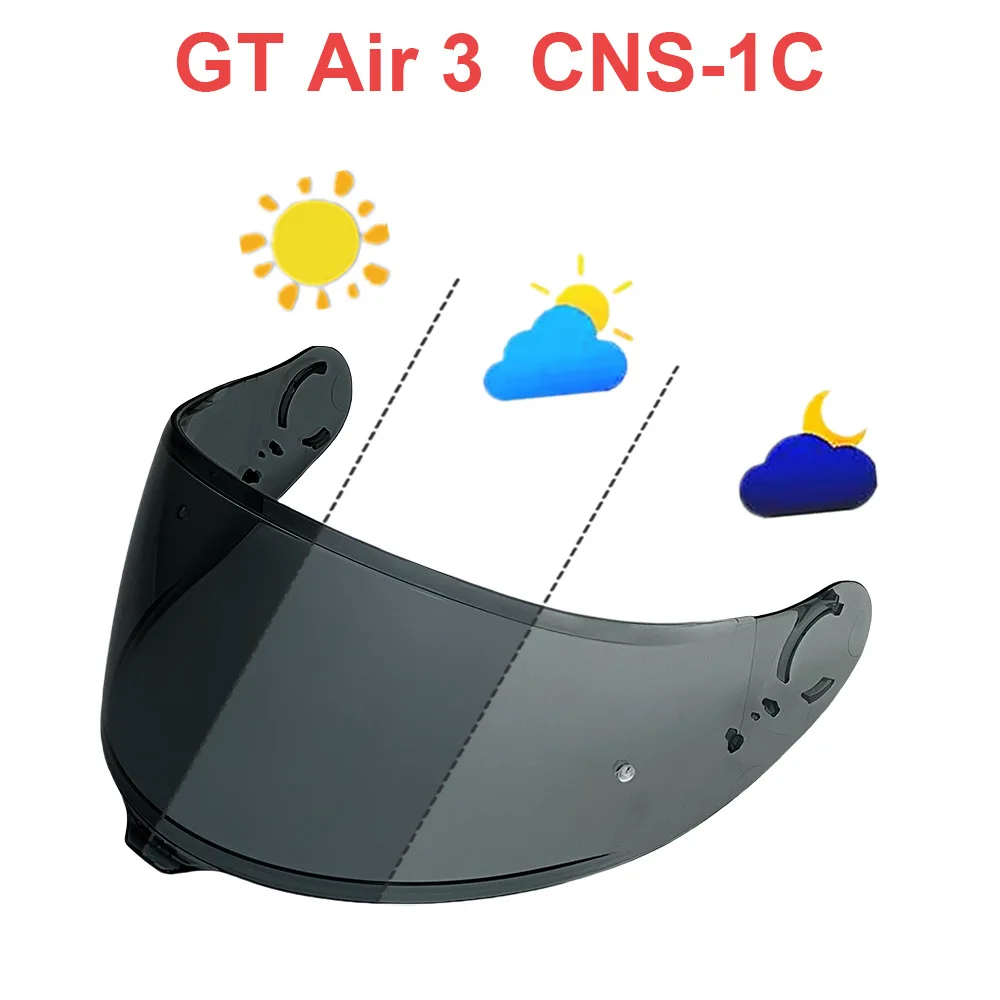 

Helmet Color-changing Lenses for GT AIR 3, Neotec 3 Windproof and Dustproof High Definition Lenses