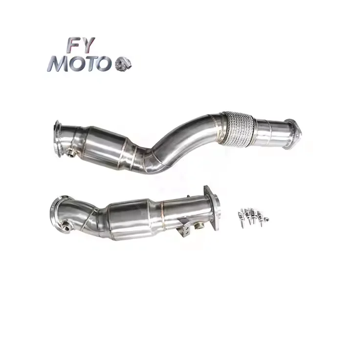 

Catted Downpipe for BM W S58 G80 G82 M3 M4 2020+ With Flexpipe EURO 6 Standard Without Checking Engine Light
