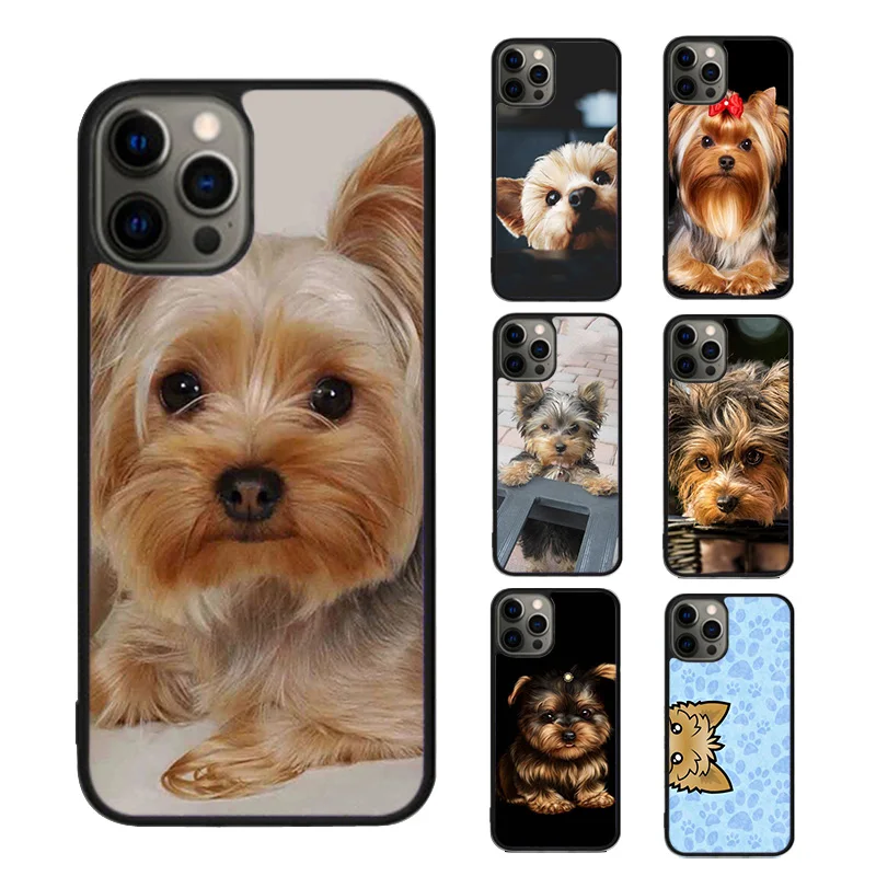 Yorkshire Terrier Dog Phone Case cover For iPhone SE2020 15 16 14 13 Pro Max Coque 12 11 Pro Max For Apple 8 PLUS 7 fundas