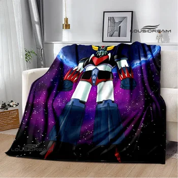 UFO ROBO GRENDIZER GOLDORAK printed blanket warm flannel blanket soft and comfortable blanket bed liners birthday gift