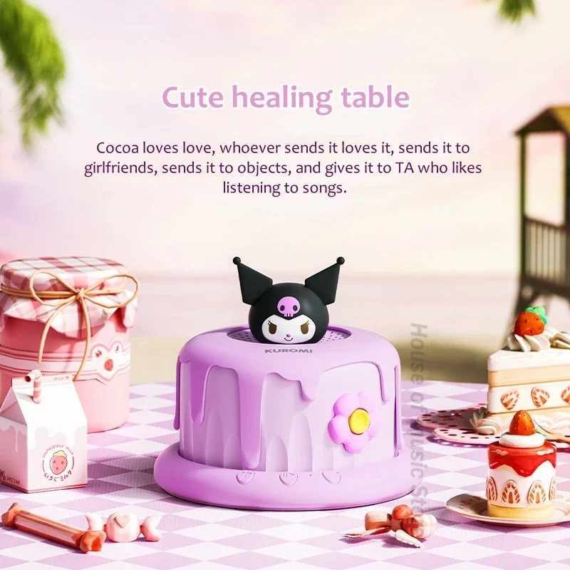 ลำโพงโมเดลเค้กขนาดเล็กสุดสร้างสรรค์สำหรับกลางแจ้งของขวัญการ์ตูนลำโพงสำหรับโต๊ะทำงานหนักและเสียงเบาไร้สายบลูทูธ5.0 lautsprecher