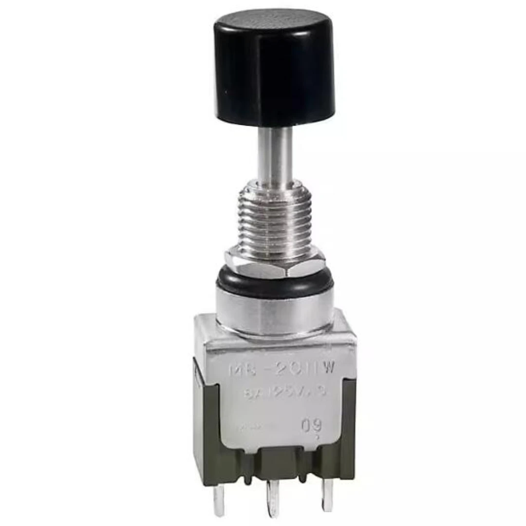 Imagem -03 - Prata Contatos Botão Interruptor Mbn25ss4w01 Mb2011w Spdt Mb2011ld3w01 6a 125vac Novo Pcs por Lote
