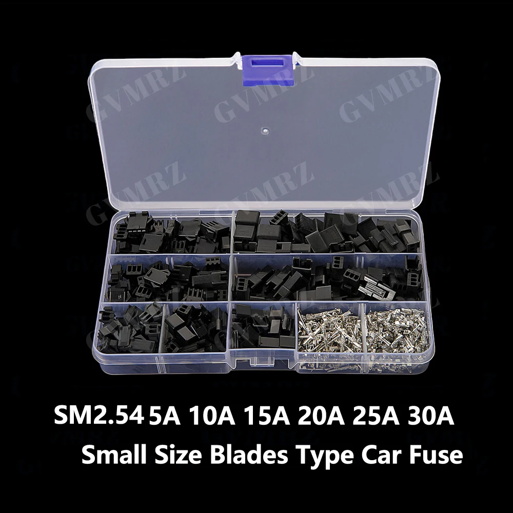 SM2.54 Kits 480pcs 20 sets Kit in box 2p 3p 4p 2.54mm Pitch Female and Male Header Connectors Adaptor 2-4P
