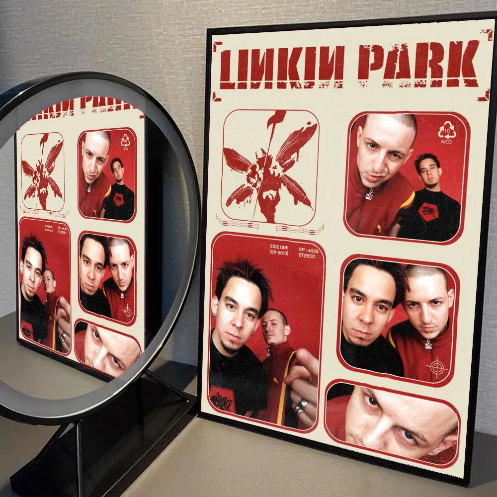 L-Linkins روك باند بارك ملصق HD الملصقات غرفة المنزل مقهى ديكور الفن طلاء جدران الصورة #5