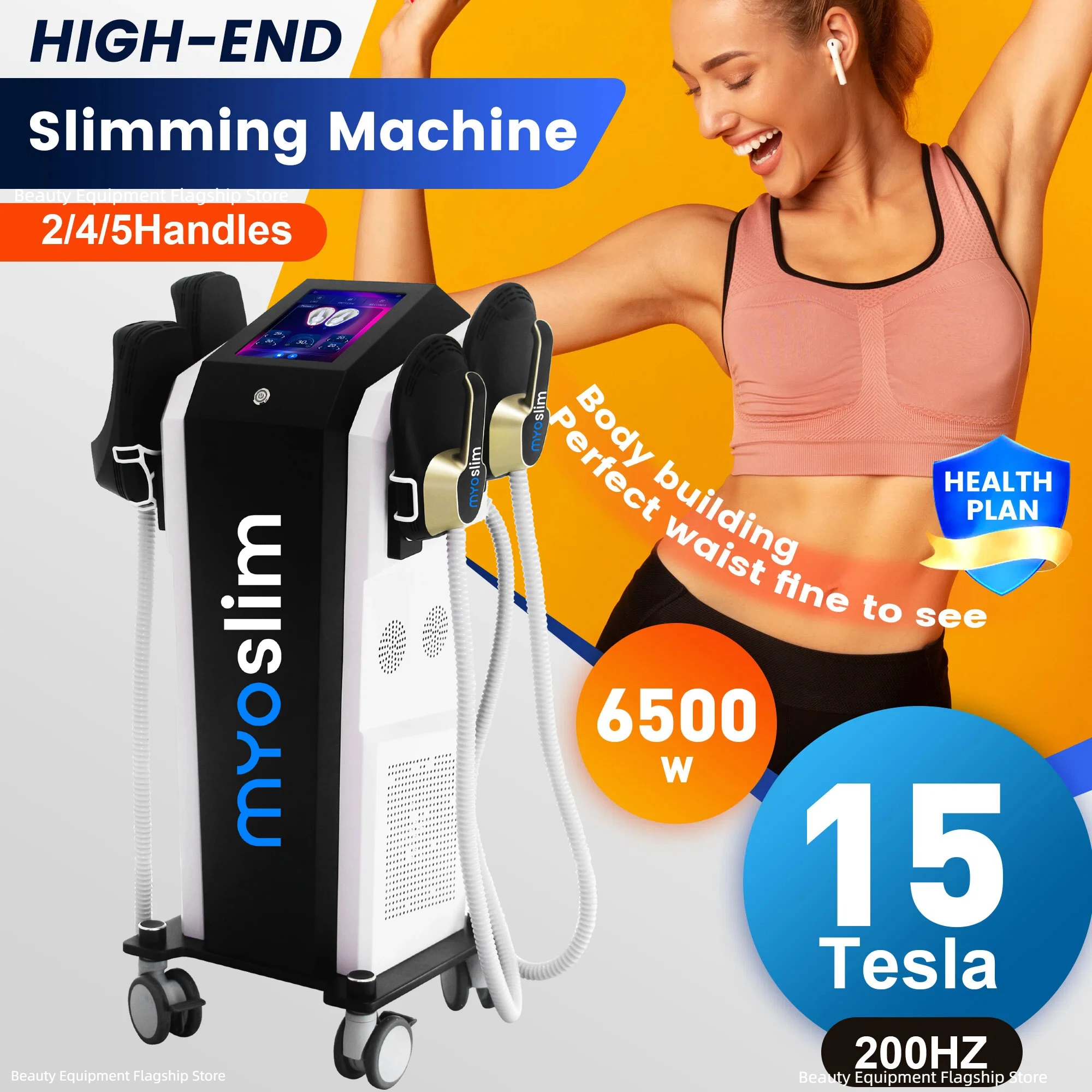 

Professional 6500W HIEMT RF Myoslim NEO Machine Muscle Stimulation Body Shaping Fat Burning Slimming Equipment