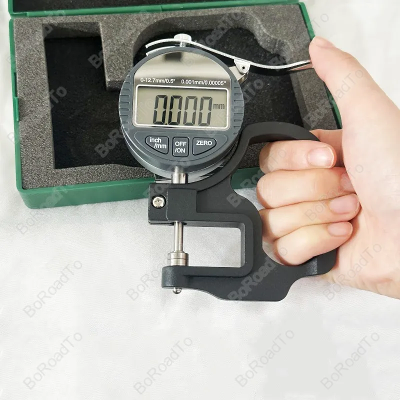 

0.001mm Electronic Thickness Gauge 12.7mm Digital Micrometer Thickness Meter Micrometro Thickness Tester RS232 Data Output