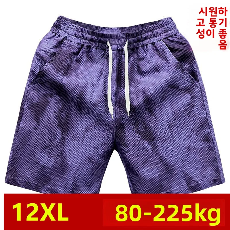 

Extra Large Qui Dry orts Men's 500 Pou Summer plus Size Casual Five-Quarter Loose Beach Big Boxer orts Breathable