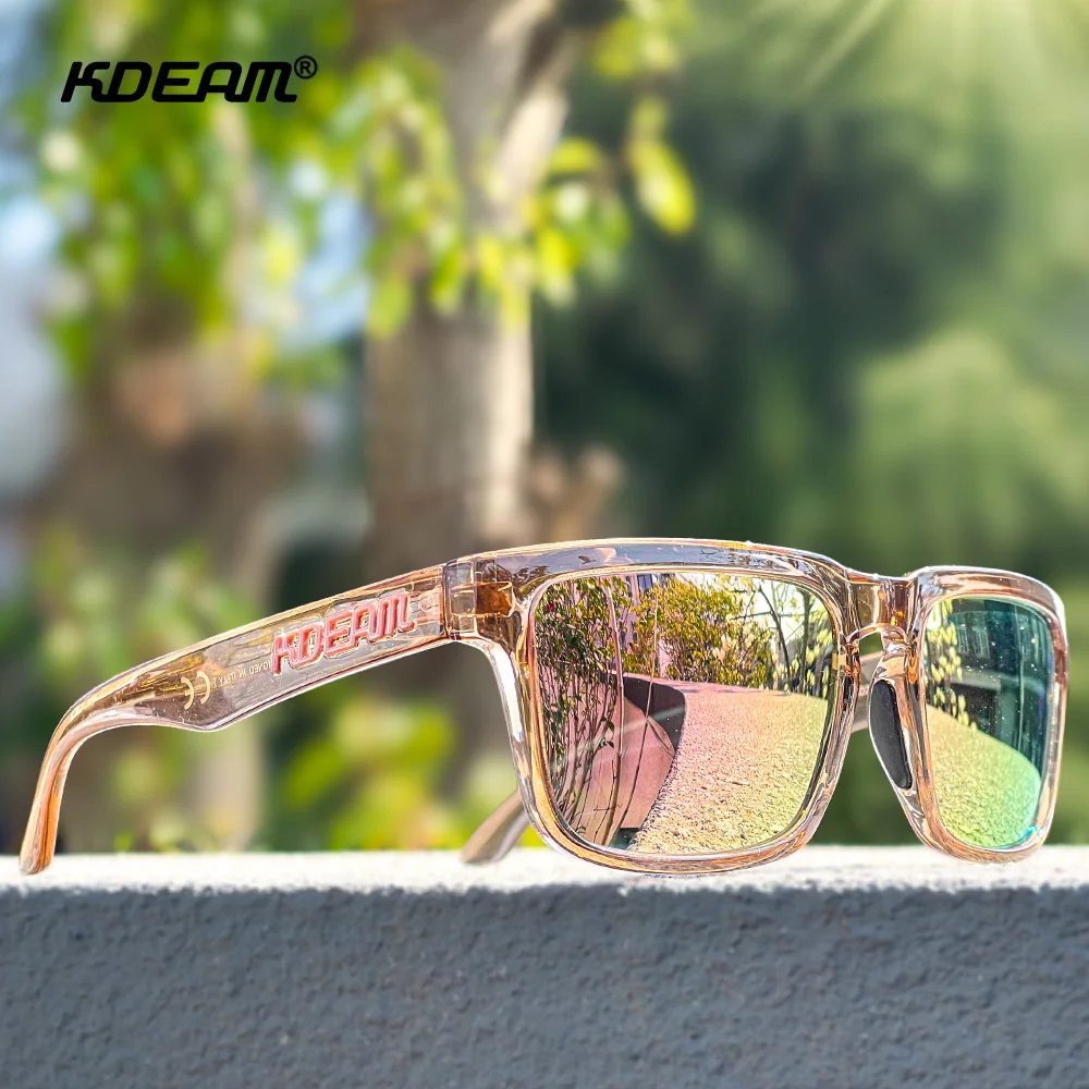 Experience Clear Vision With KDEAM Sunglasses Polarized UV-Blocking Perfect For Various Activities Like Fishing Driving Hiking